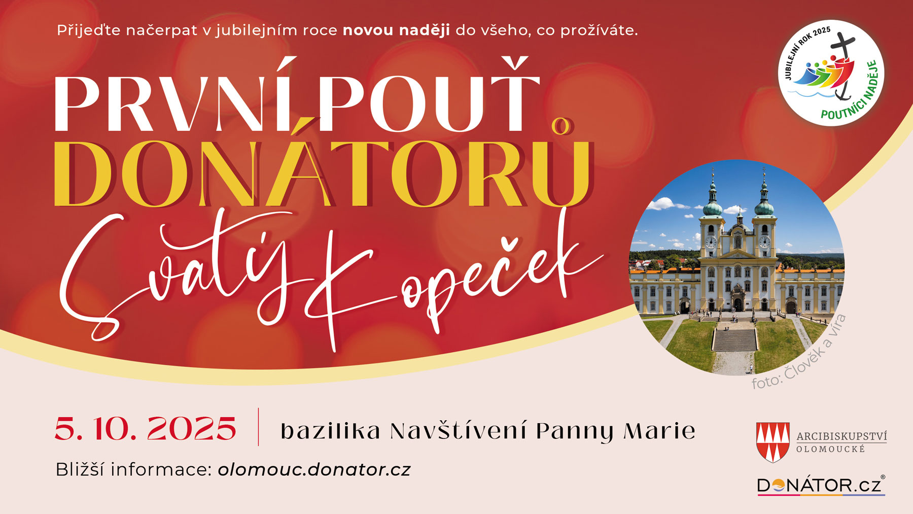 Banner Pouť donátorů 2025